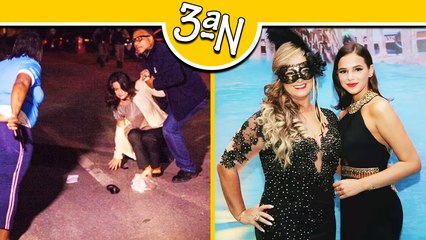 Bruna Marquezine curte com os amigos a festa da mãe de Neymar, Reporter da globo é agredida ao vivo