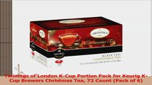Twinings of London KCup Portion Pack for Keurig KCup Brewers Christmas Tea 72 Count 9b8a9d4a