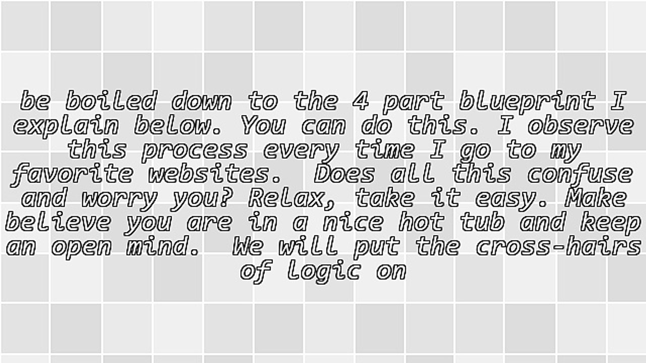 My 4 Step Affiliate Marketing System Blueprint