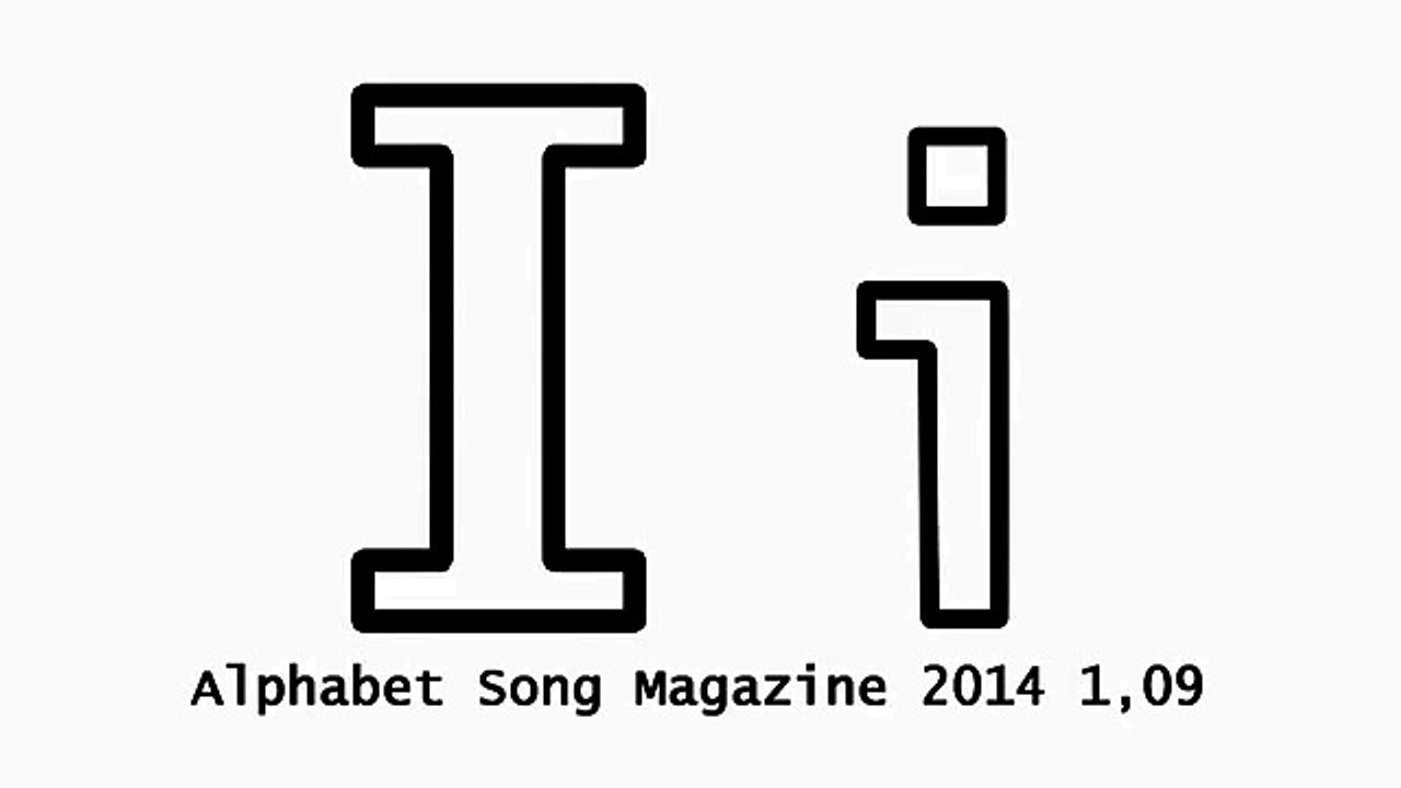Alphabet song nursery rhymes - Letter I Nursery Rhyme Video for Children