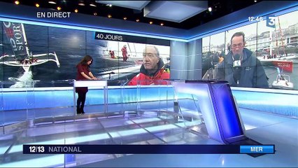 Record de Francis Joyon : le skipper et son équipage accueillis en héros à Brest