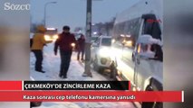 Çekmeköy'de zincirleme kaza