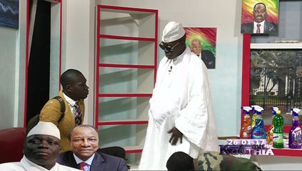 RUBRIQUE YAYA JAMMEH ALPHA CONDÉ du 26 Janvier 2017 dans KOUTHIA SHOW - PARTIE 2