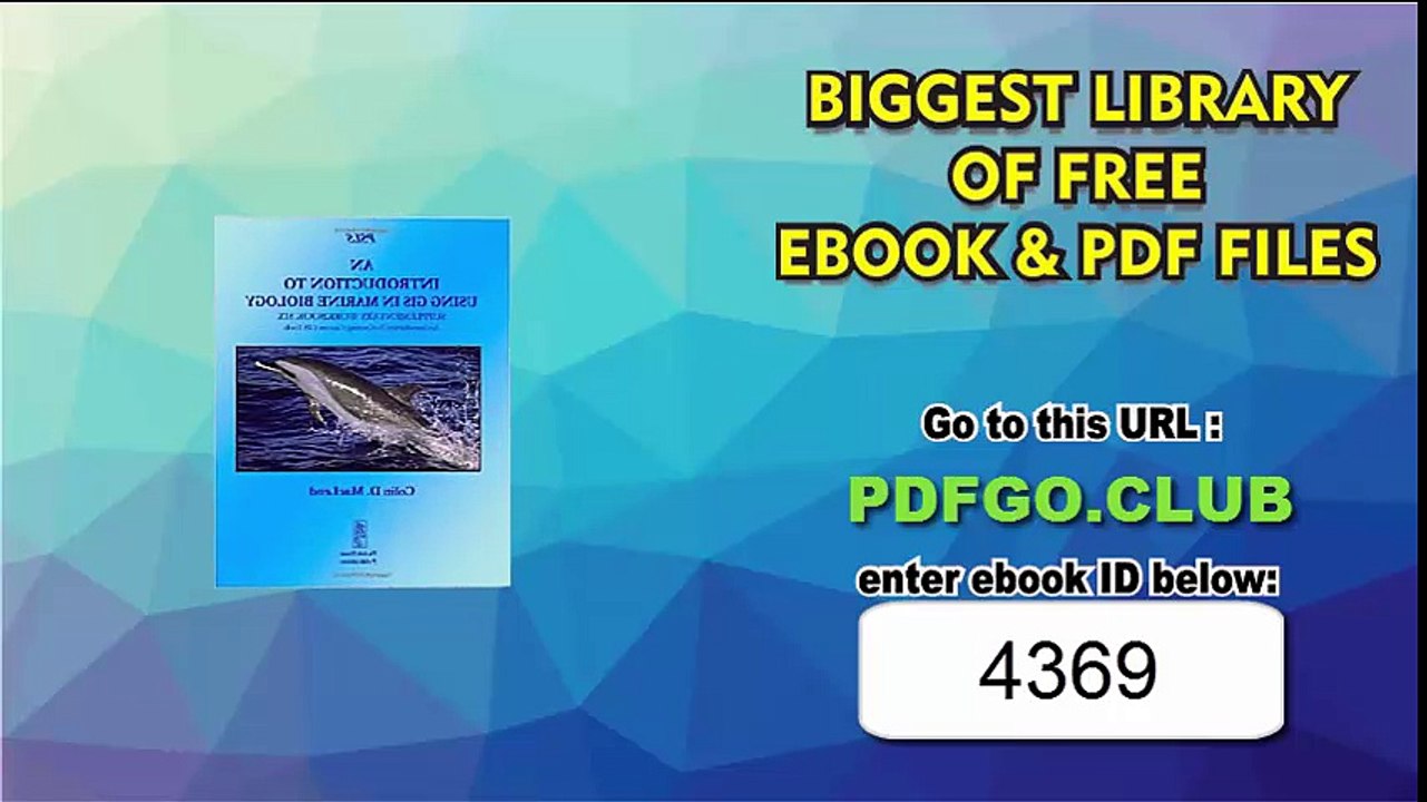 An Introduction To Using GIS In Marine Biology_ Supplementary Workbook Six_ An Introduction To Creating Custom GIS Tools