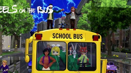 Wheels On The Bus Song | Car Songs | Kids Songs | Frozen Songs | Nursery Rhyme for Baby