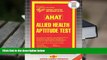 Audiobook  Allied Health Aptitude Test (AHAT) (Admission Test Passbooks) For Kindle