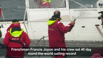 Francis Joyon sets 40 day round-the-world sailing record