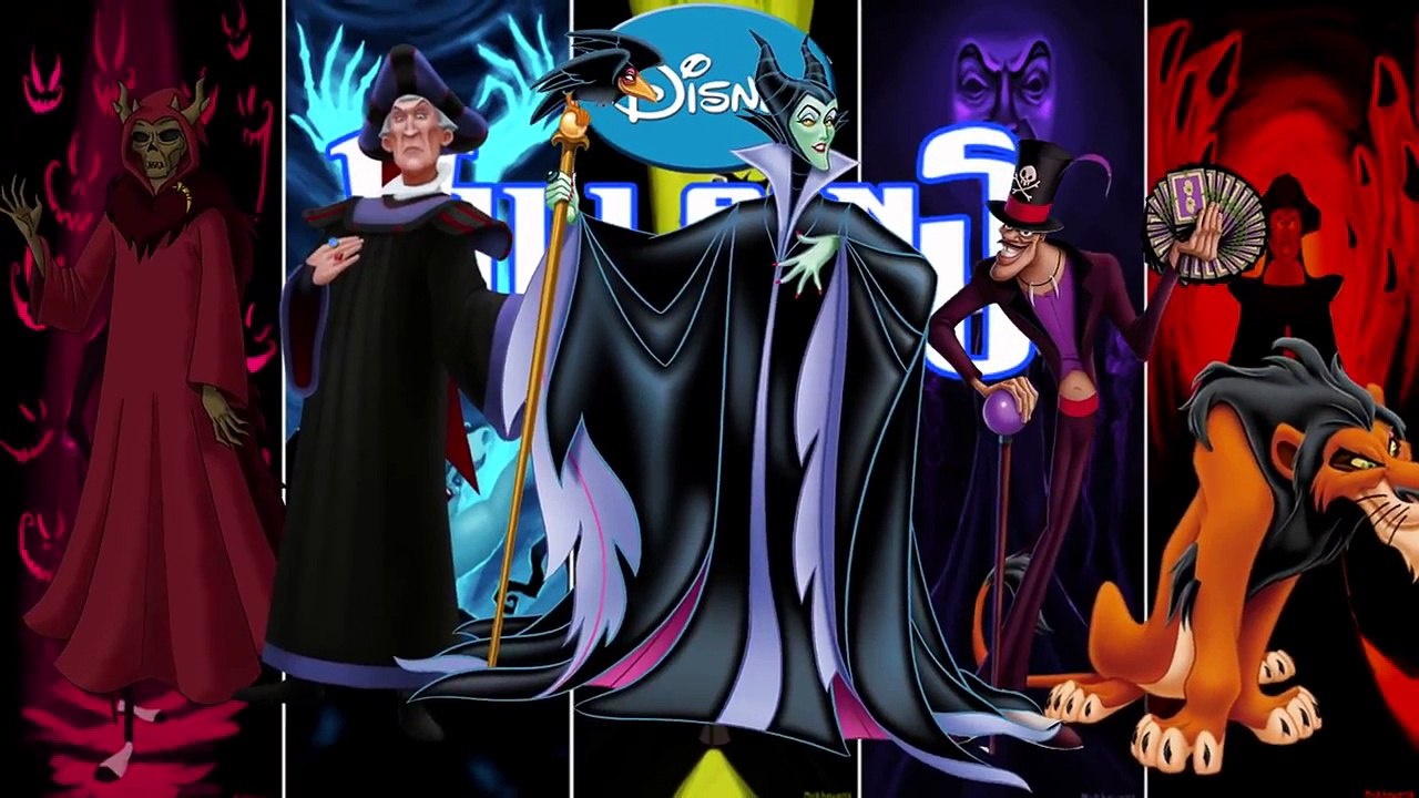 Top 5 Disney Villains new Finger Family - Nursery Rhyme for Children