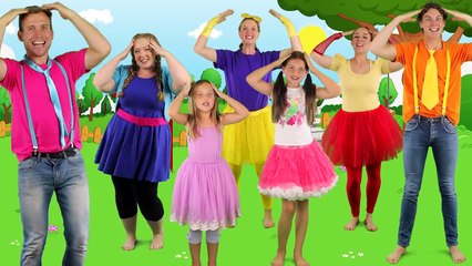 Head Shoulders Knees and Toes with Charlis Crafty Kitchen | Kids nursery rhymes