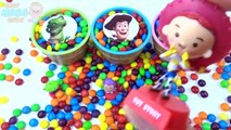Ice Cream Cups Stacking Candy M&Ms Skittles Surprise Toys Toy Story Collection for Kids