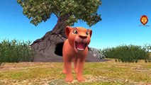 Cartoon Lion Finger Family Songs |Tiger Daddy Finger Nursery Songs |Deer Animals Finger Family