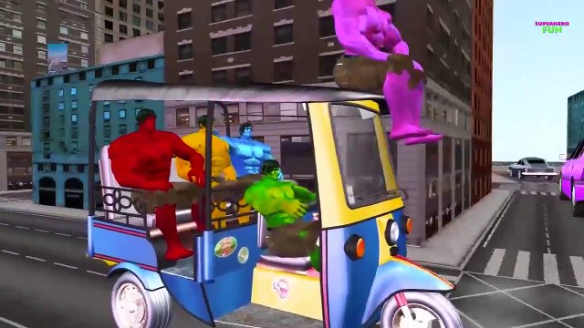 Colors Hulk Family Vs Colors Spiderman Finger Family | Superhero Baby Nursery Rhymes