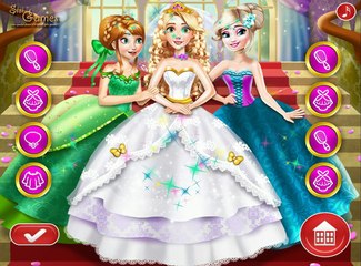 ♥ Disney Frozen Games Rapunzel Elsa Anna Wedding Frozen Dressup ♥