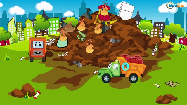 Eğitici Çizgi Filmi - Polis arabası, Ambulans ve Yarış arabası Akıllı Arabalar - Türkçe İzle