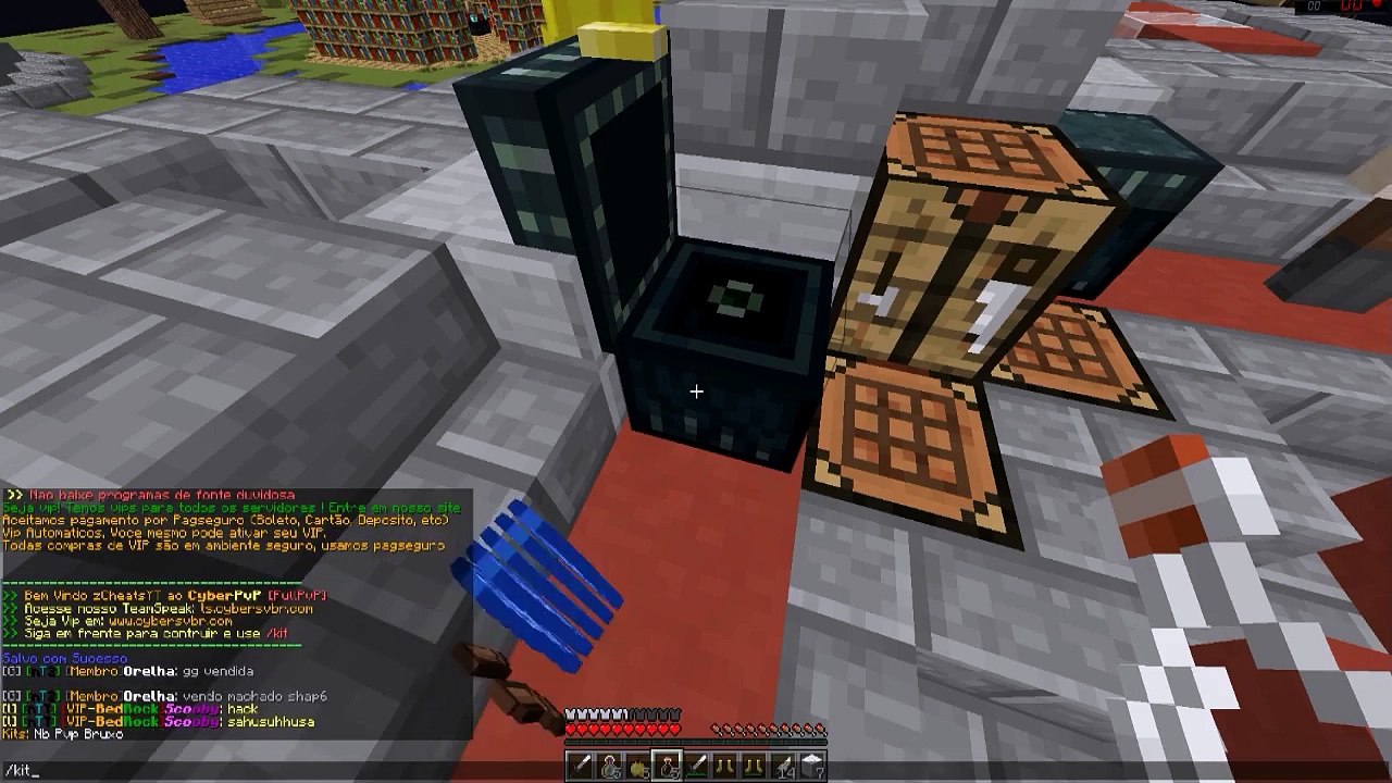 Servidor Mini-Games -1.7.X-1.8.X - Pirata-Original- Sem lag - CyberPvP