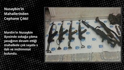 Nusaybin'in Mahallerinden Cephane Çıktı!