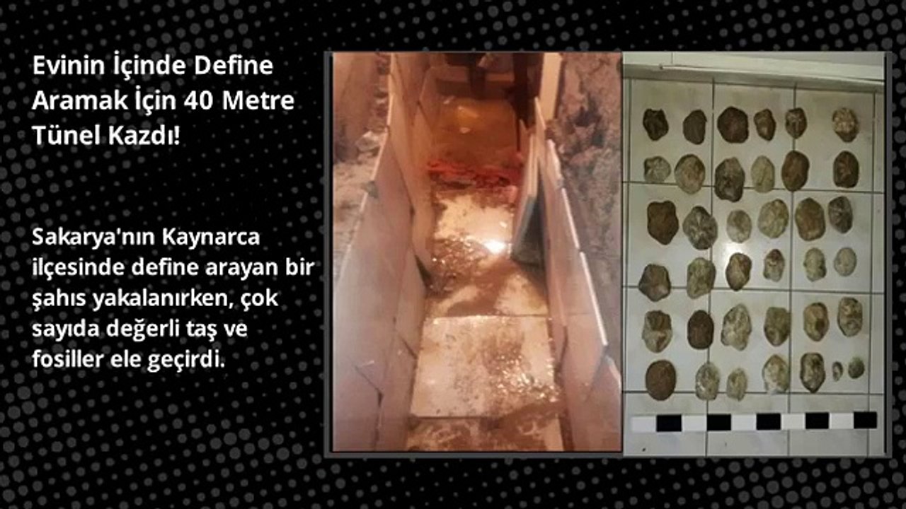 Evinin İçinde Define Aramak İçin 40 Metre Tünel Kazdı!