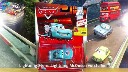 Disney Cars 2016 Lightning Storm Lightning McQueen Deluxe Diecast Mattel