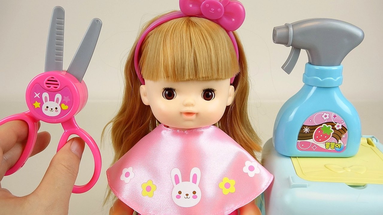 Baby Doll hair cut & Make up toys
