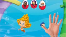 Bubble Guppies Finger Family Song and Surprise Eggs - Bubble Guppies Nursery Rhymes Cartoon for Kids