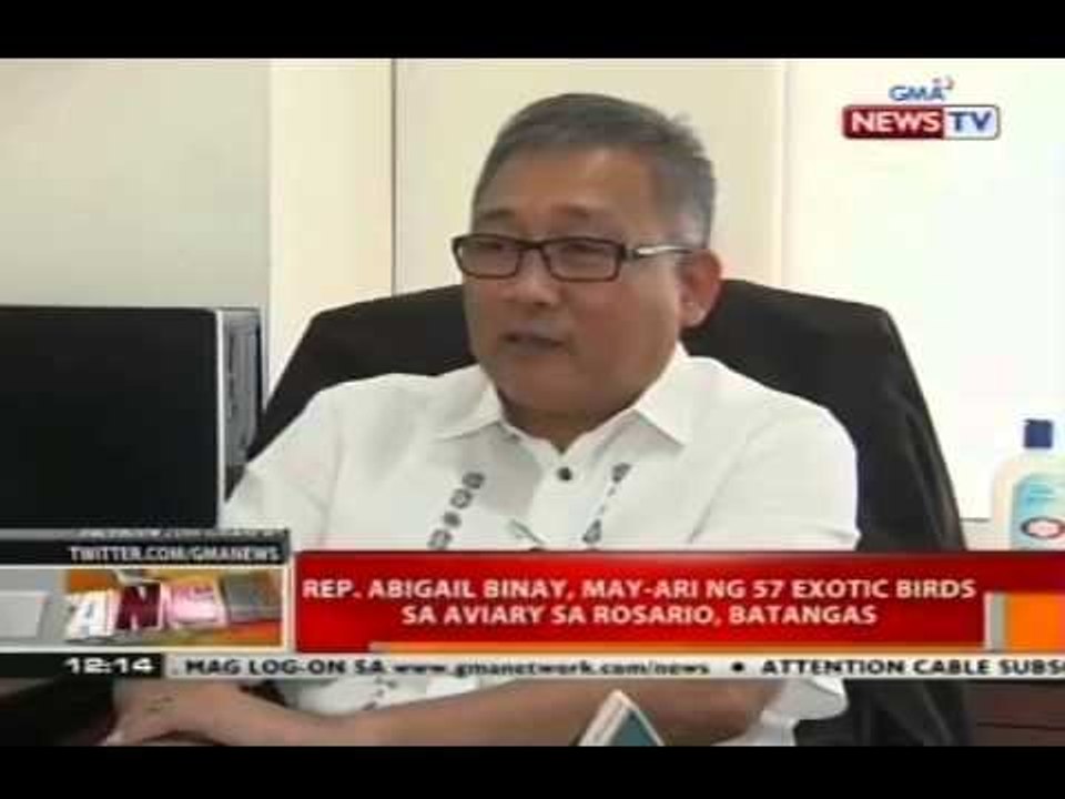 Rep. Abigail Binay, may-ari ng 57 exotic birds sa aviary sa Rosario, Batangas