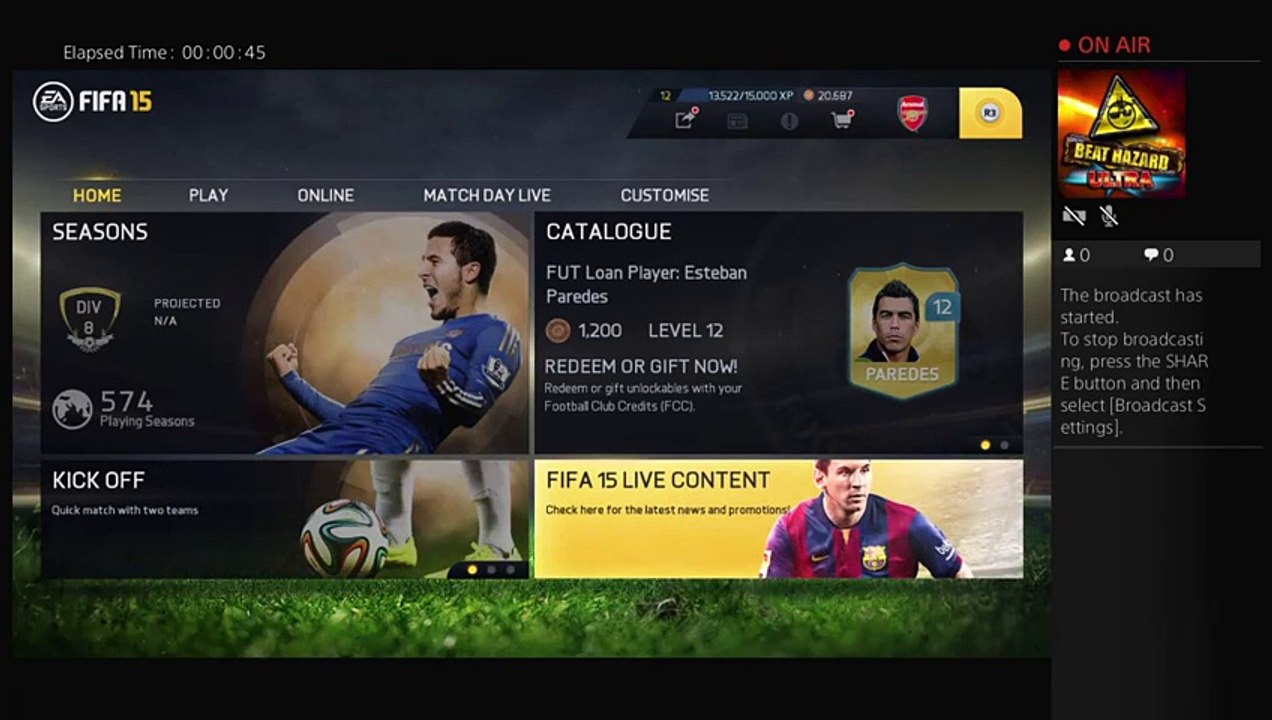 Playing Fifa 15