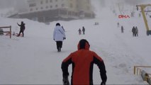 Bursa Uludağ'da Kayak Pistlerine Çifte Kontrol 1