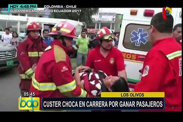Custer choca contra palmera en carrera por ganar pasajeros
