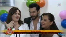 Erika Buenfil festeja su cumpleaños junto a David Zepeda y elenco de LaDobleVIda[1]