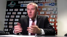 Laurent Legname après Elan Béarnais - Dijon : 