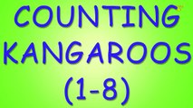 Counting Kangaroo | Learn to count numbers from 1 to 8.