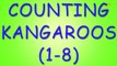 Counting Kangaroo | Learn to count numbers from 1 to 8.