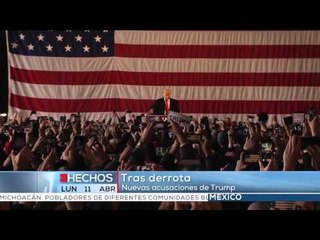 Donald Trump acusa a Ted Cruz de comprar votos