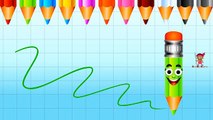 Learning Colors With Coloring Pencils | Color Crew | Learn Colours to Kids Children Toddlers