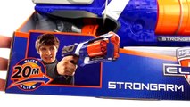 孩之宝Nerf N-Strike Elite警长火轮手枪 炫酷水枪发射器 开箱 展示