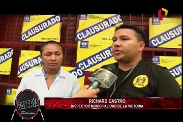 Clausuran negocio de chino que atacó a fiscalizadores de La Victoria
