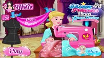Disney Princess Prom Dress Design - Princess Rapunzel Elsa and Anna Belle Ariel Dress Design Game