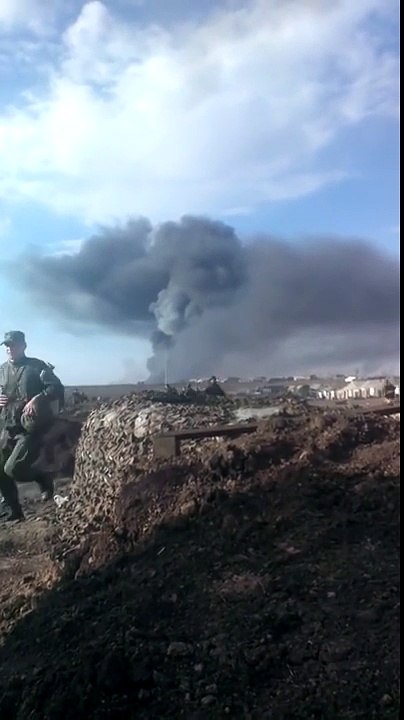 Пожар на полигоне Кузьминский 28/04/15