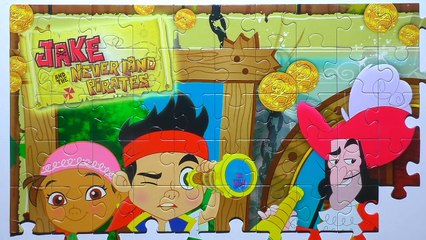 Disney JAKE Never Land Pirates Puzzle Game Rompecabezas De Jake Play Kids Learning Toys JR Games