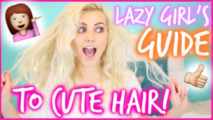 Lazy Girl Hairstyle Hacks! Life Hacks for Your Hair!