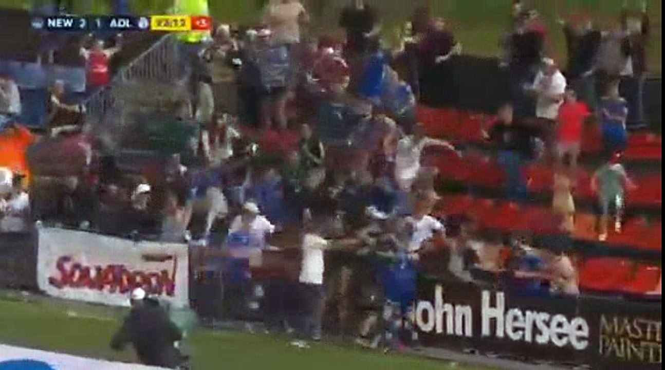Morten Nordstrand Goal HD - Newcastle Jets 2-1 Adelaide United 15.12.2016