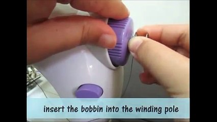 How To Operate The Mini Sewing Machine- fashionothon