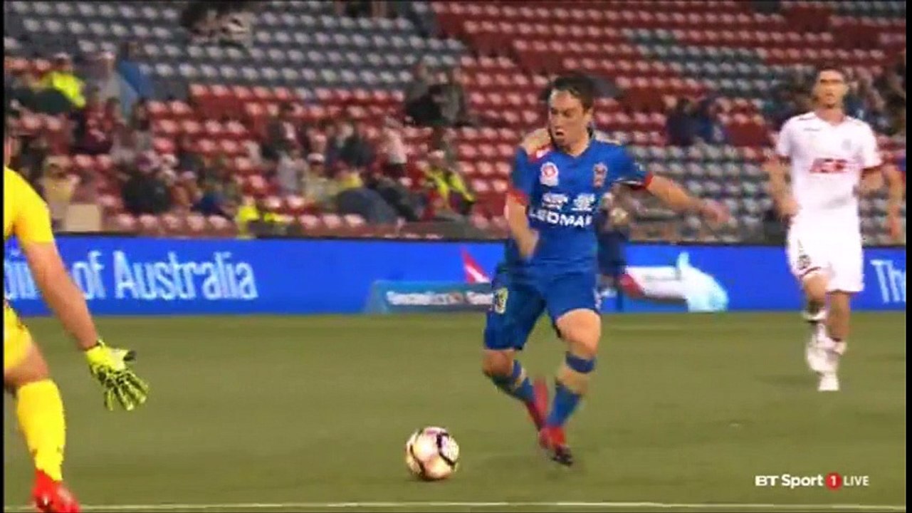 Newcastle Jets vs Adelaide United 2-1 All Goals & Highlights HD 15.12.2016