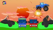Top 10 Monster Trucks | Monster Trucks Collection | Trucks Videos For Children | Cartoon Rhymes