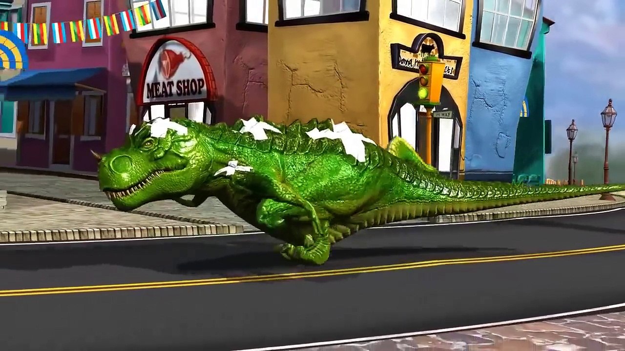 Bear Doctor Vs Dinosaur Fight Gorilla Lion Elephant Cartoon 3D Dinosaurs Nursery Rhymes for Children