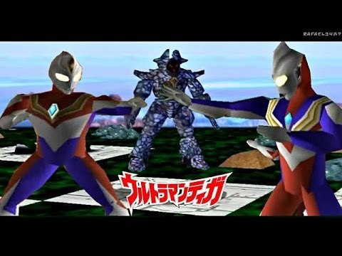 Sieu Nhan Game Play | Ultraman Tiga & Dyna | Chơi game siêu nhân điện quang phần 1