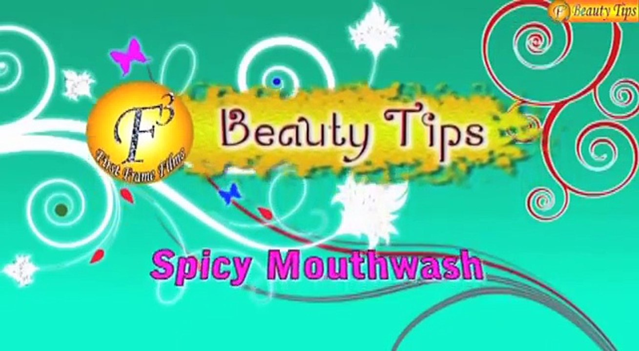 HOME MADE SPICY MOUTH WASH II होम मेड मसालेदार मुंह साफ़ करने का पानी II