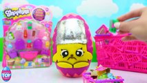 Shopkins Limited Edition Buttercup Play Doh Surprise Egg with Season 2 12 Pack & Blind Bags STF