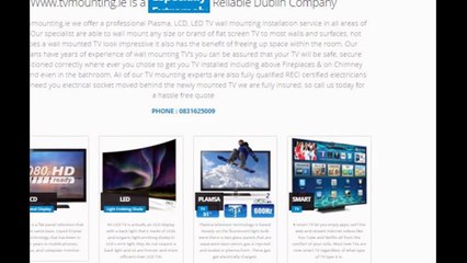 TV Mounting Service - Tvmounting.ie