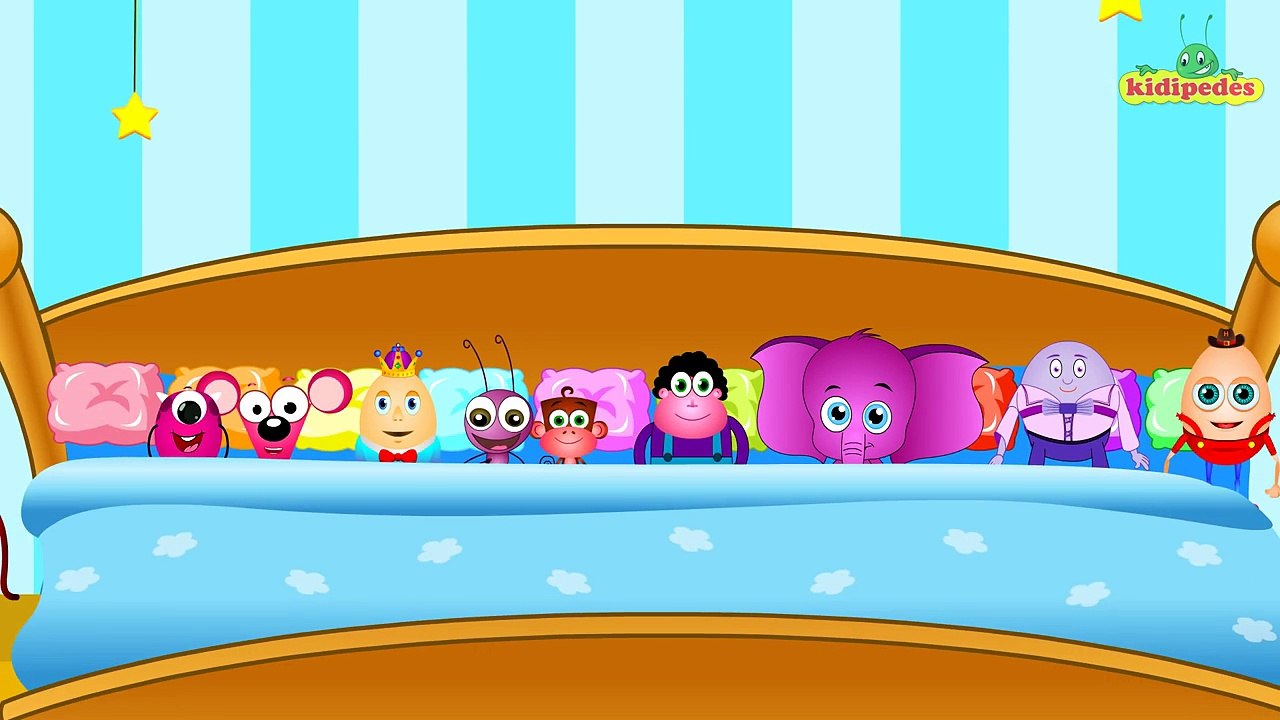 Ten in the bed - Rhymes for Children I Nursery Rhyme Songs for Kids I Kindergarten Song